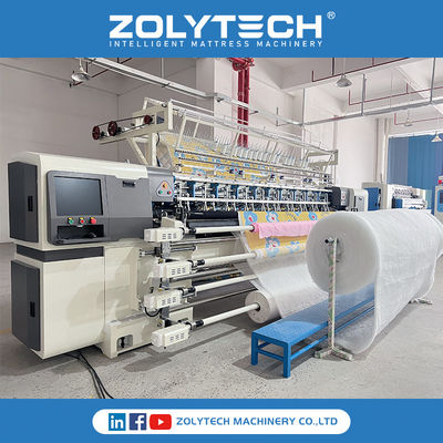 ZOLYTECH Машины для покрытия матрасов Multi Needle Shuttle Quilting Machine для покрытий